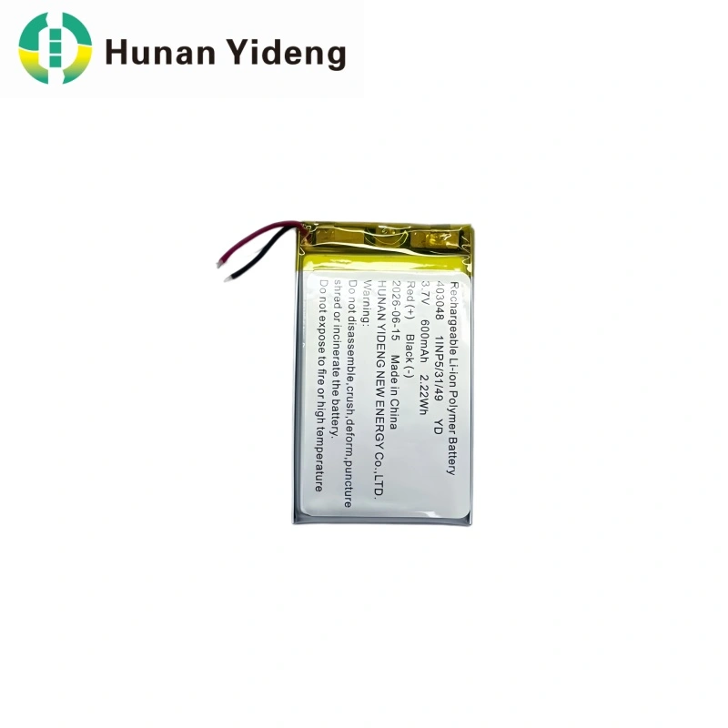 3.7V 450mAh 403048 Baterie ultra subțire din polimer de litiu Mini celulă Lipo