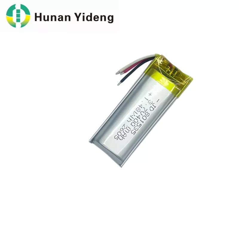 3.7V 600mAh 801535 Baterie Lipo reîncărcabilă plată cu polimer de litiu