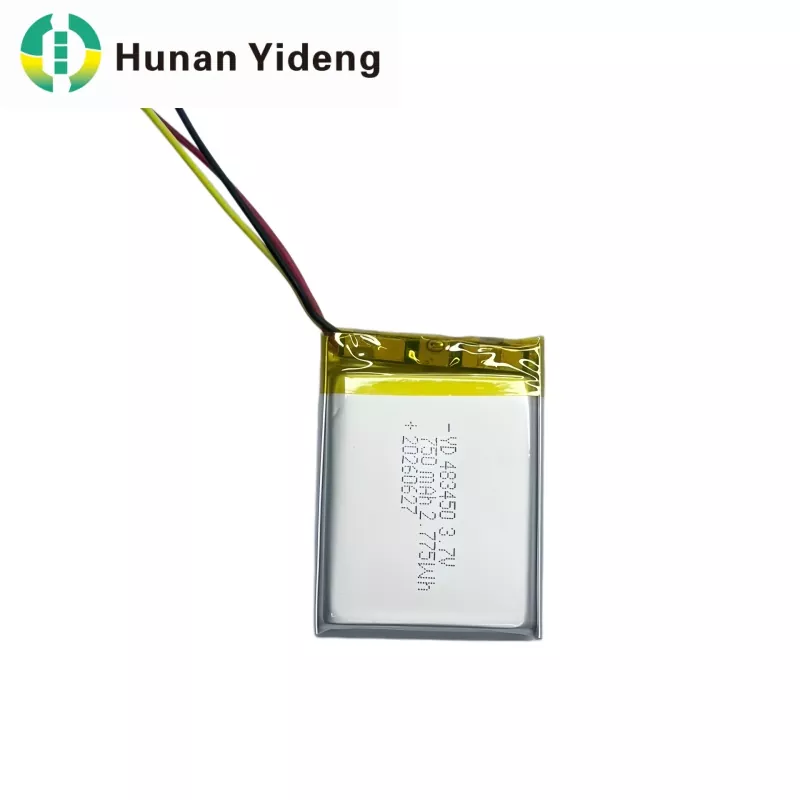 3,7 V 750 mAh 483447 Baterie Lipo mică reîncărcabilă cu polimer de litiu de mare capacitate