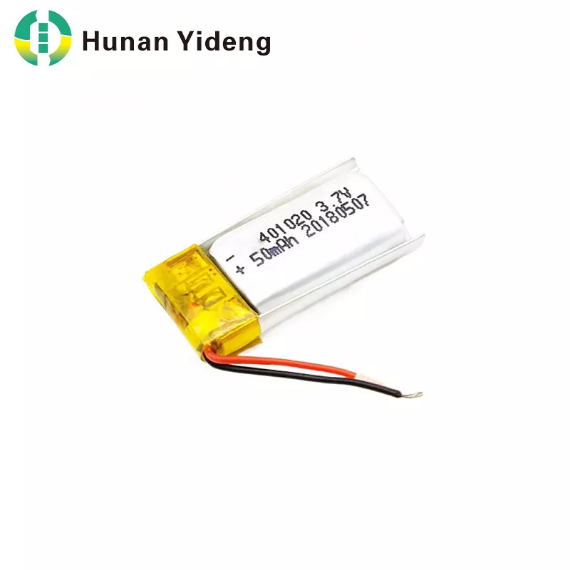 401020 3.7v 500mAh aluat polimer de litiu