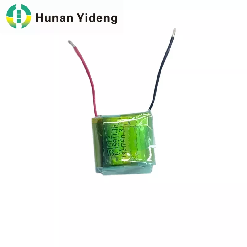 551012 3.7V 43mah Jucării electrice Baterie Li-polimer