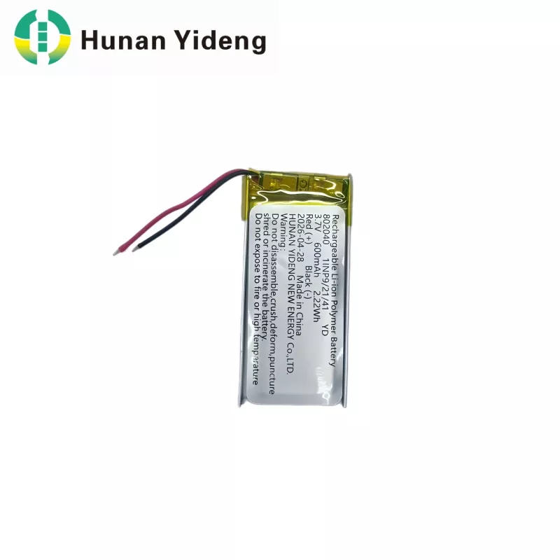 802040 Baterie reîncărcabilă de 600 mAh pentru înregistrator de voce și jucării electrice