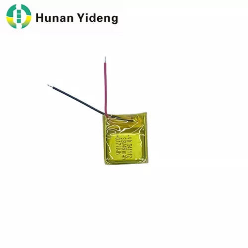 541112 3.7V Lithium Ion Polymer Battery Pack for Bluetooth Headphone