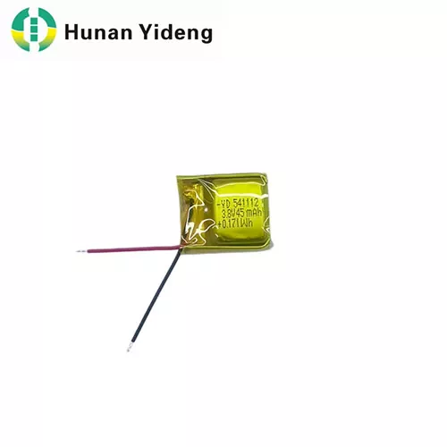 541112 3.7V Lithium Ion Polymer Battery Pack for Bluetooth Headphone