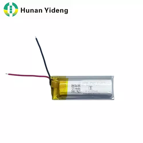 801435 3.7v 500mah Li Ion Battery Pack 1.48wh for Smart Door Lock