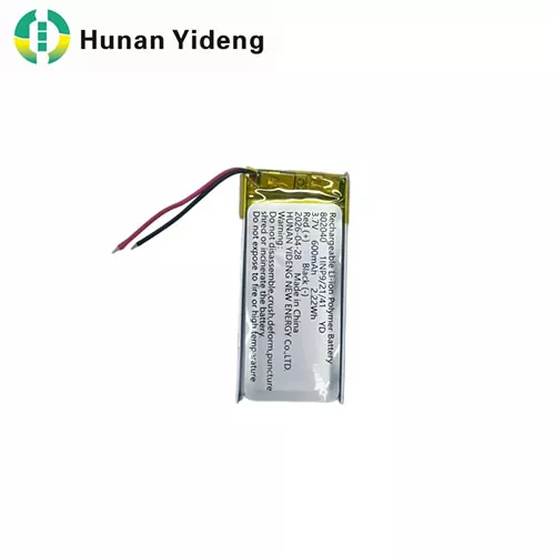 802040 600mAh Rechargeable Battery for Voice Recorder and Electrical Toys