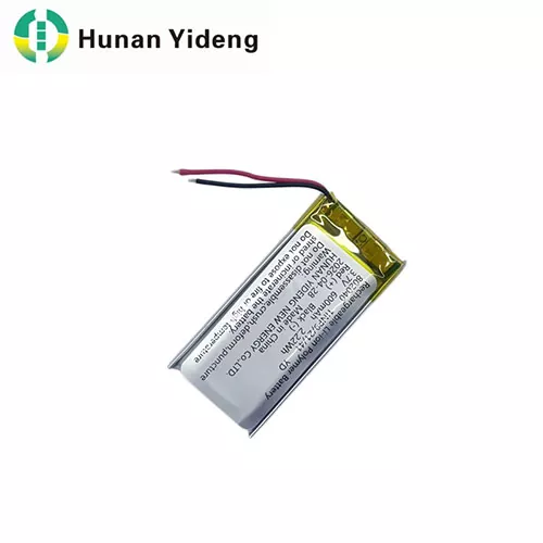 802040 600mAh Rechargeable Battery for Voice Recorder and Electrical Toys